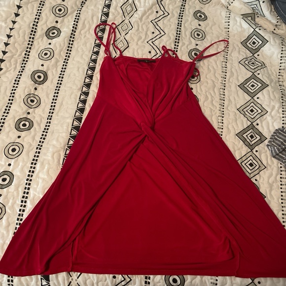 21 Saints Small Red knotted Dress - Picture 3 of 8